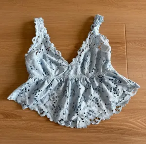 Aerie Crop Top Bralette Lace thumbnail 1