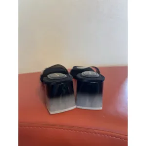 Good American Womens‎ Shoes Slides Sandals Block Heel Ombre Square Toe Black 8.5 thumbnail 5
