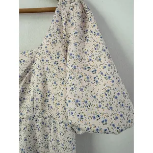 NWT Glamorous Bloom Maternity Ditsy Floral Smocked Straight Leg Jumpsuit Sz XS thumbnail 6