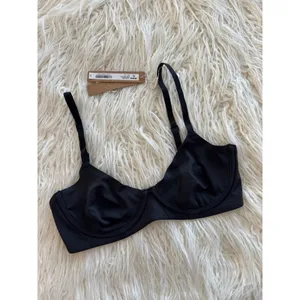 Skims Fits Everybody Unlined Demi Bra Onyx Size 32C thumbnail 3