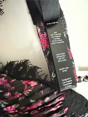 For Love & Lemons Black Floral Fairy Lace Cami Top Cottagecore Romantic Medium thumbnail 7
