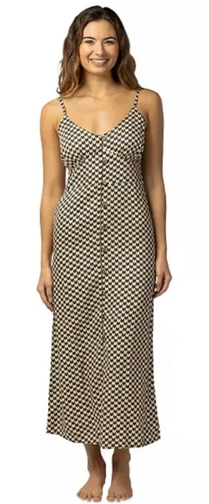 Rip Curl Black and White Midi Dress thumbnail 1