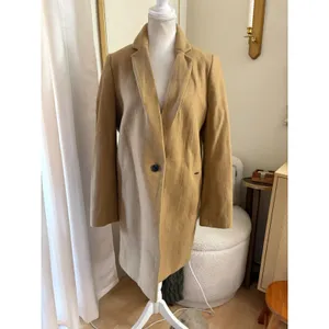 Superdry Istegade Coat Tan Wool Size Small thumbnail 2