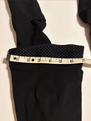 Amazon Women’s black compression thigh highs on-slip size large extra large new thumbnail 3