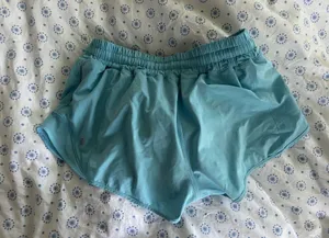 Light Blue Lululemon Hotty Hot Shorts 2.5" thumbnail 3