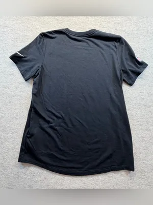 Nike New York Giants Crucial Catch Intercept Cancer Tee Black NWT Size S thumbnail 2