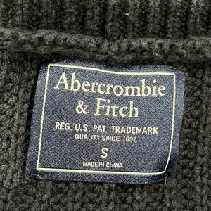 Abercrombie and Fitch Black Knit Wrap Sweater Women’s Small thumbnail 2
