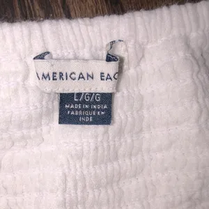 American eagle white maxi skirt size large thumbnail 2