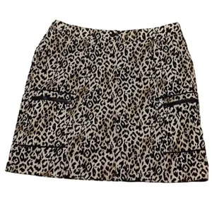 Zenergy By Chicos Cheetah Print Golf Skort Size 0.5 (S/6) thumbnail 1