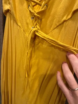 High Low Dress Yellow Size M thumbnail 5
