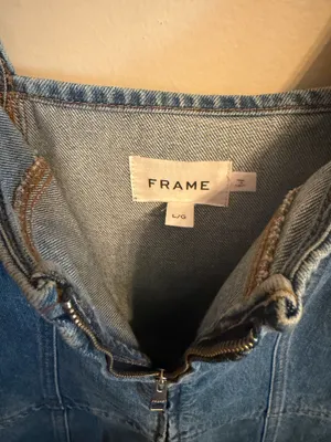 FRAME denim dress thumbnail 3