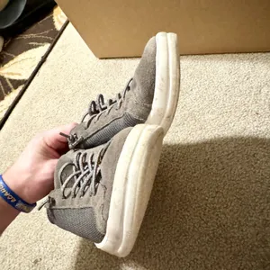 Hey Dude Women Size 9 Kenina Sparkling Grey‎ Laced Slip On Comfort Casual Summer thumbnail 5