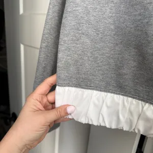 Lululemon gray hoodie pullover zip‎ back Light As Warmth Crew Heathered Grey thumbnail 5
