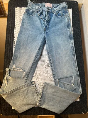 REVICE Light Blue Distressed Women’s Jeans - Casual‎ High-Rise Fit thumbnail 1