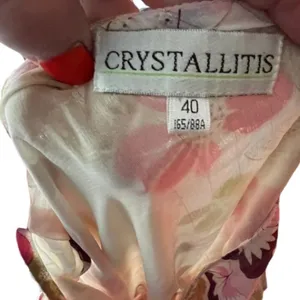 Crystallitis Floral Dress‎ Pink Size undefined thumbnail 8