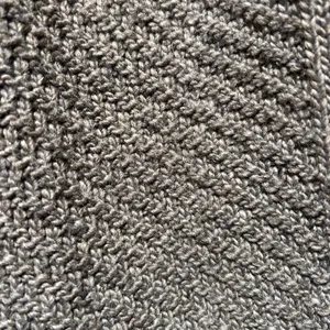 Banana Republic Women's Small Gray Wool Blend Open Cardigan Sweater Chunky Knit thumbnail 7