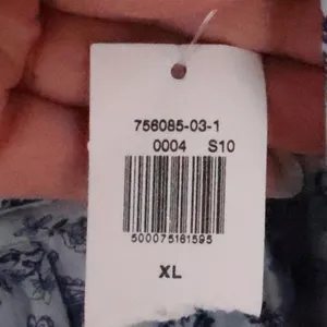 Old Navy Floral Tiered Mini Dress Womens Size XL Blue Ditzy Floral Milkmaid NWT thumbnail 7