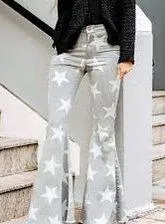 Toast Jeans Star Print Bell Bottoms thumbnail 2