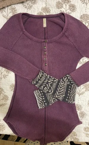 Free People Long Sleeve Top XS thumbnail 1