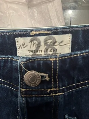 We The Free Dark Blue Wide Leg Jeans thumbnail 2