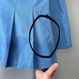 Abercrombie & Fitch Size Small Blue Short Pleated Wrap Skirt Y2K Preppy Tennis thumbnail 8