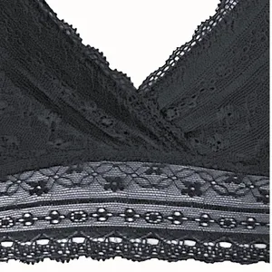 Black Lace Bralette by MAURICES Ladies Sexy Bra ~ Women's Size LARGE thumbnail 4