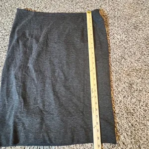 Cabi Charcoal Gray Heather Ponte Pencil Skirt‎ Style 550 Womens Size 16 Workwear thumbnail 5