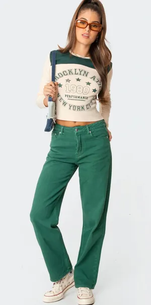 Edikted REIGAN WIDE-LEG JEANS thumbnail 1