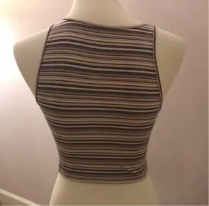 American Eagle Outfitters Striped Crop Top thumbnail 2