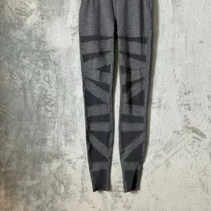 Lululemon Wunder Under Pant Hi-Rise Tech‎ Mesh Gray Size 2 thumbnail 2