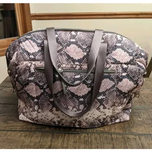 EUC Stella & Dot Crush It Snake Carry On Overnight Weekender Tote Travel Bag thumbnail 2