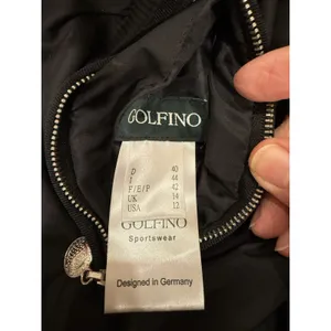 Golfino Women's reversible Quilted Vest Plaid Black 12 Preppy Athleisure Golf thumbnail 10