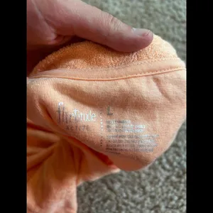 Active Wear Top Shirt Orange Peach Short Sleeves Large Size thumbnail 3