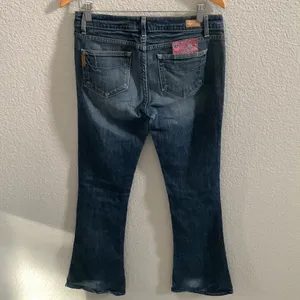 Paige 𝅺 Lou Lou Flare Blue Jeans Size 29 thumbnail 4