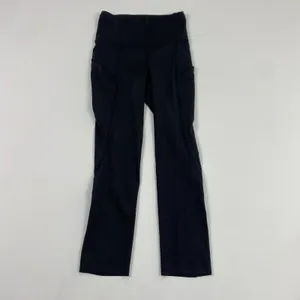 Lululemon Pants Womens 2 Black High Rise Pocket Leggings‎ Athletic Running Yoga thumbnail 2