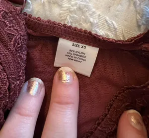 Bralette Red Size XS thumbnail 2