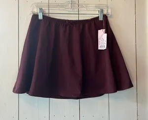 wild fable Burgundy A-Line Skort thumbnail 1