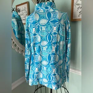 Lilly Pulitzer Skipper Popover-Ariel Blue‎ s turquoise thumbnail 8