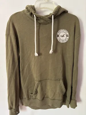 Hollister Olive Green Hoodie thumbnail 1