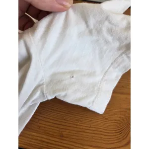 English Factory White Shirt Dress Ruffled Waist Pockets Tea Party Yacht Brunch M thumbnail 12