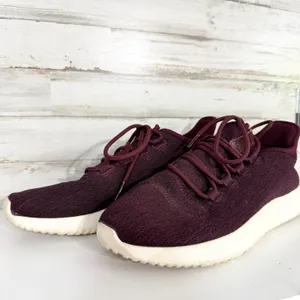 Adidas Women‎ Size 7 Tubular Shadow Maroon Running Sneakers Athletic Casual thumbnail 2