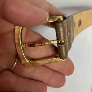 Genuine Leather belt light brown women’s size 34 casual‎ neutral basics thumbnail 5