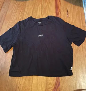Vans Cropped Tee Black thumbnail 1