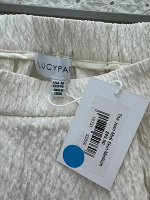 Lucy Paris Two Piece White Skirt Set Bridal thumbnail 6