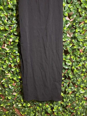 Reformation Black midi Dress Size 0 thumbnail 2