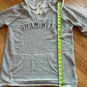 Blue 84 hoodie with distressed sleeve and hem soft cotton blend hoodie S… thumbnail 5