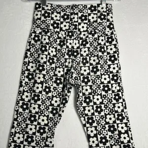 Wild Fable Women's Black White Flower‎ Power Flare Pants Size S thumbnail 8