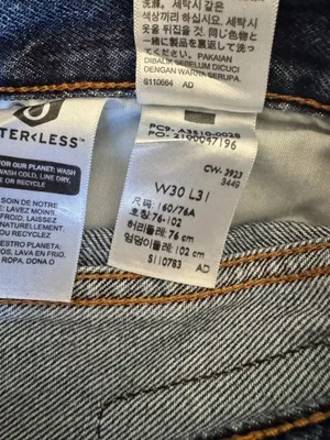 Levi’s 94 Baggy Jeans Denim Straight Leg Medium Wash Blue 30 10 thumbnail 9