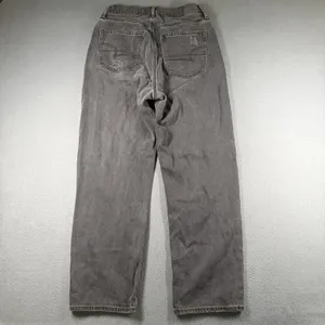 American Eagle 90s Boyfriend Jeans Womens 8 Faded Black High Rise Distressed thumbnail 14