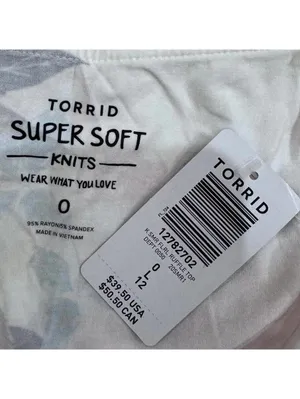Torrid Super Soft Light Pink Floral Cold Shoulder Ruffles Top Size 0 (12) thumbnail 8